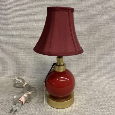 Karma Home Small Table Lamp – Red
