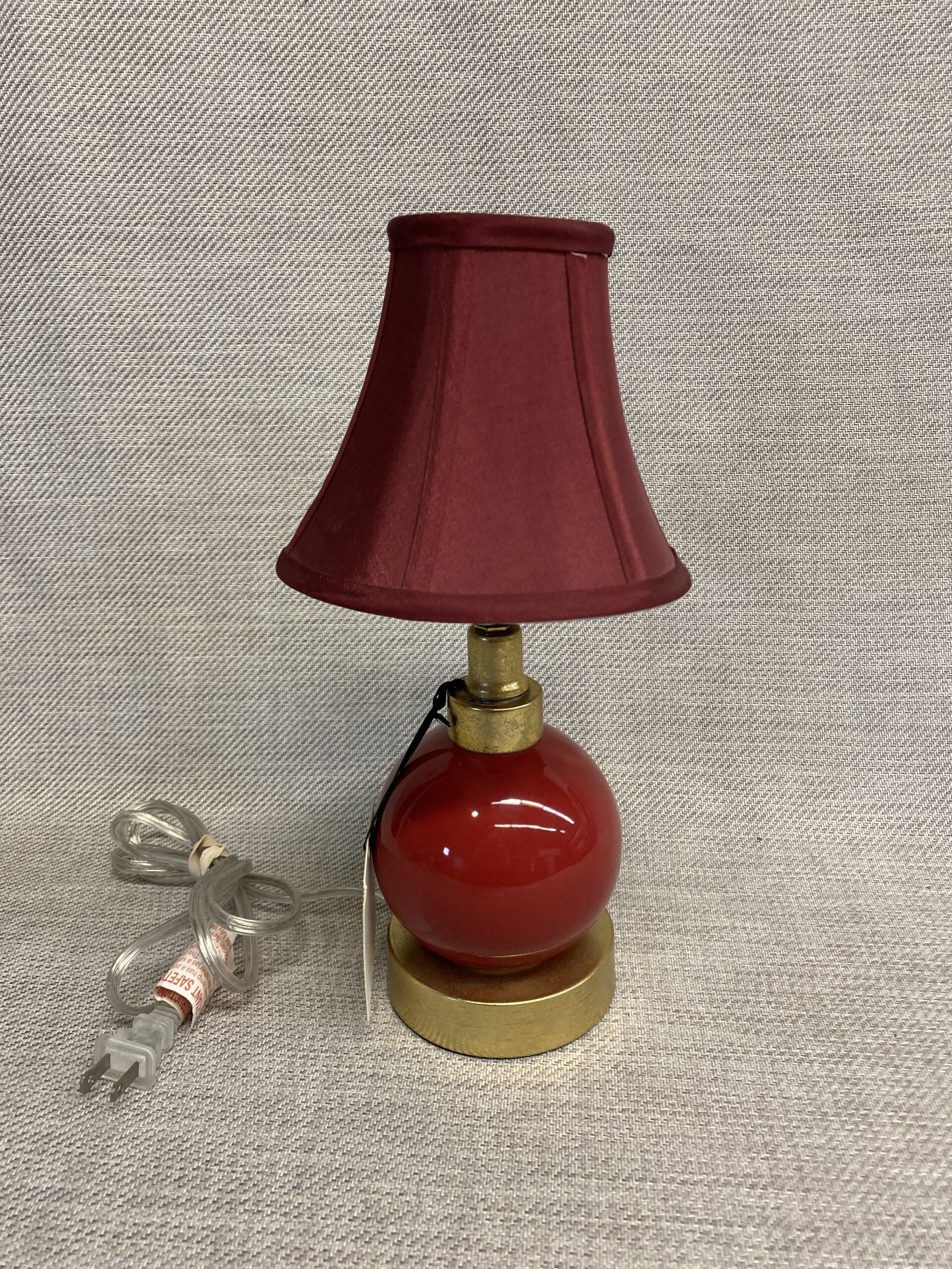 Karma Home Small Table Lamp – Red