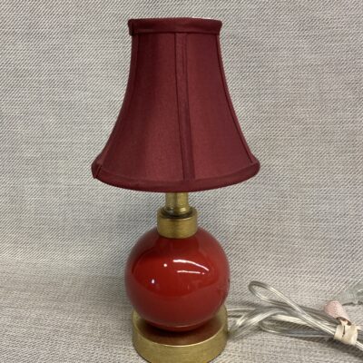 Karma Home Small Table Lamp – Red