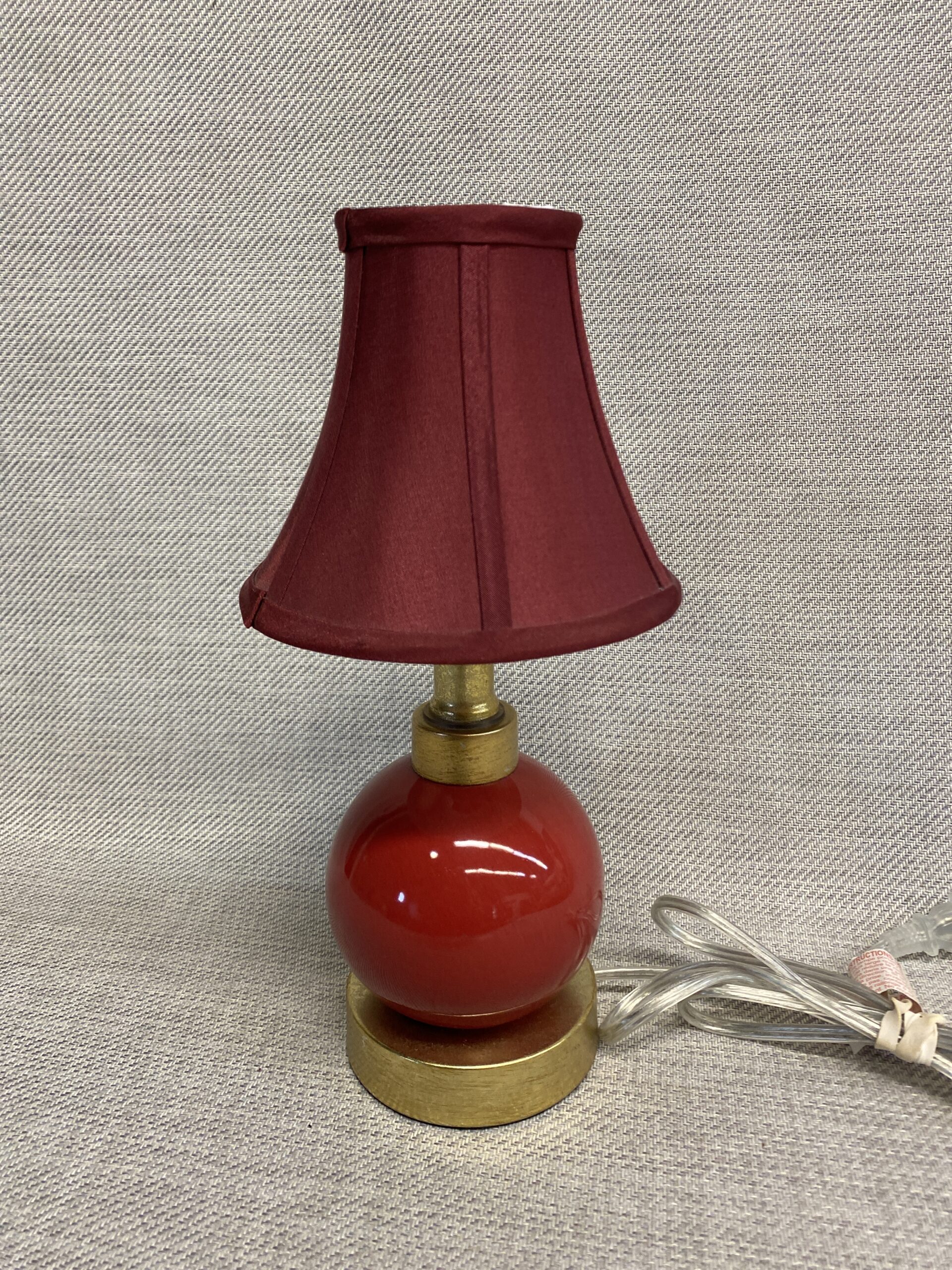 Karma Home Small Table Lamp – Red