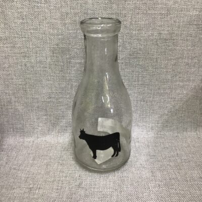 New! Glass Milk Jar