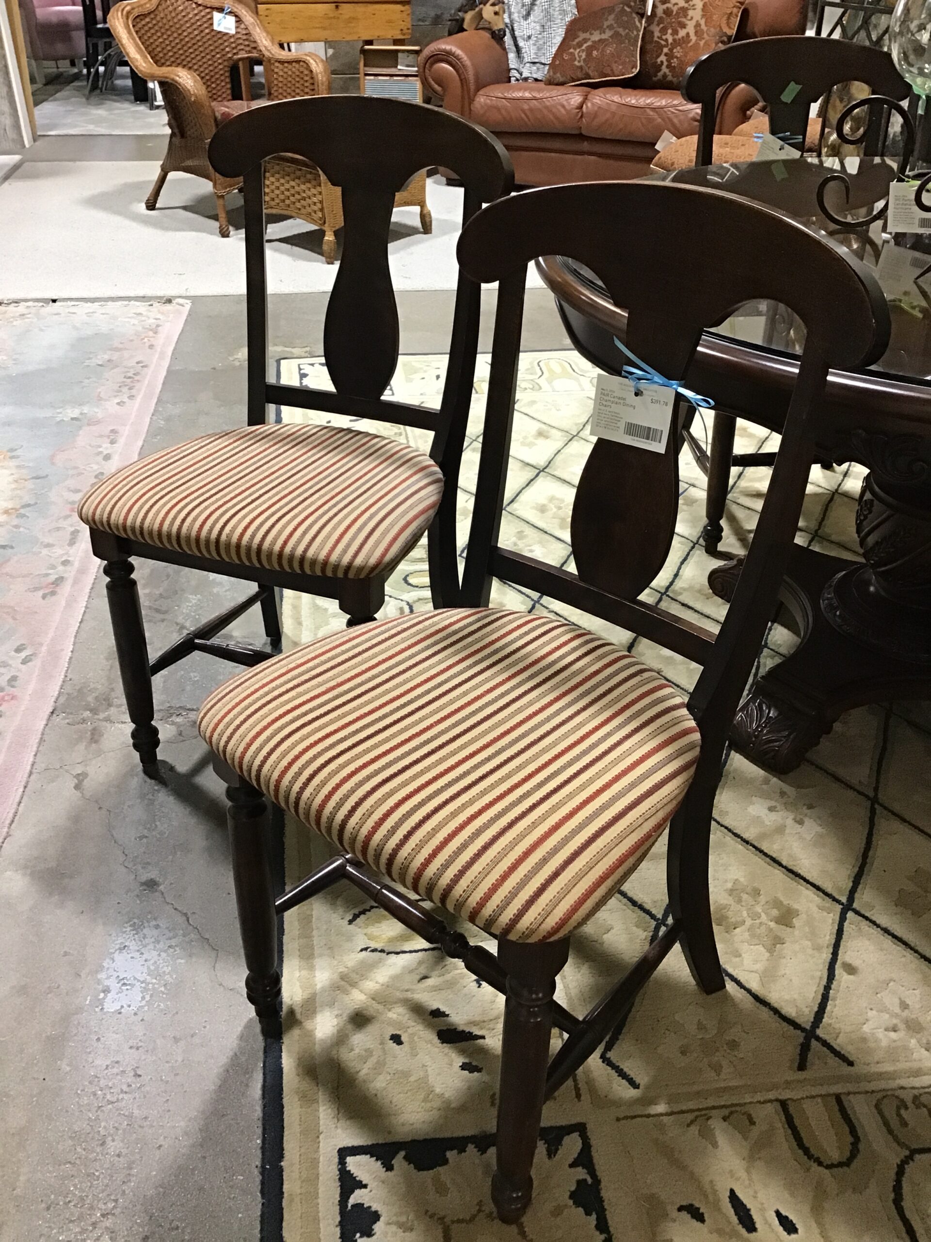 PAIR Canadel Champlain Dining Chairs