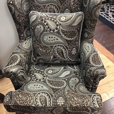 Upholstered Wingback Chair