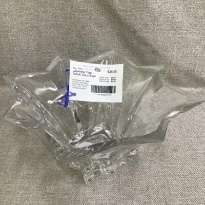 Japanese Toyo-Sasaki Glass Bowl
