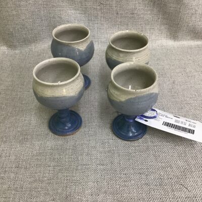 Deborah Doran Pottery Small Wine Glasses (4)