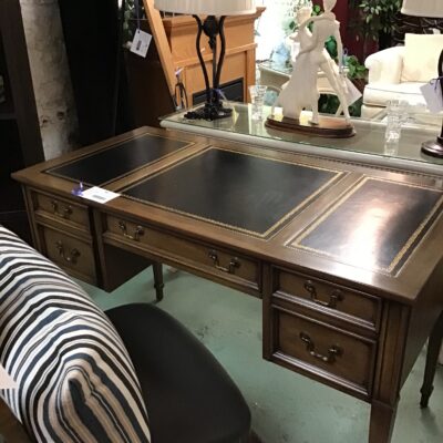 Sligh Furniture Leather Topped Executive Desk