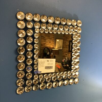 Contemporary Wall Mirror w Bling Frame