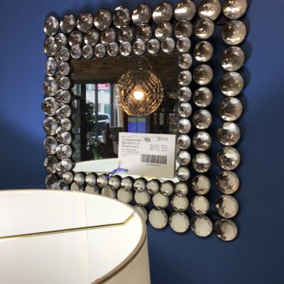 Contemporary Wall Mirror w Bling Frame