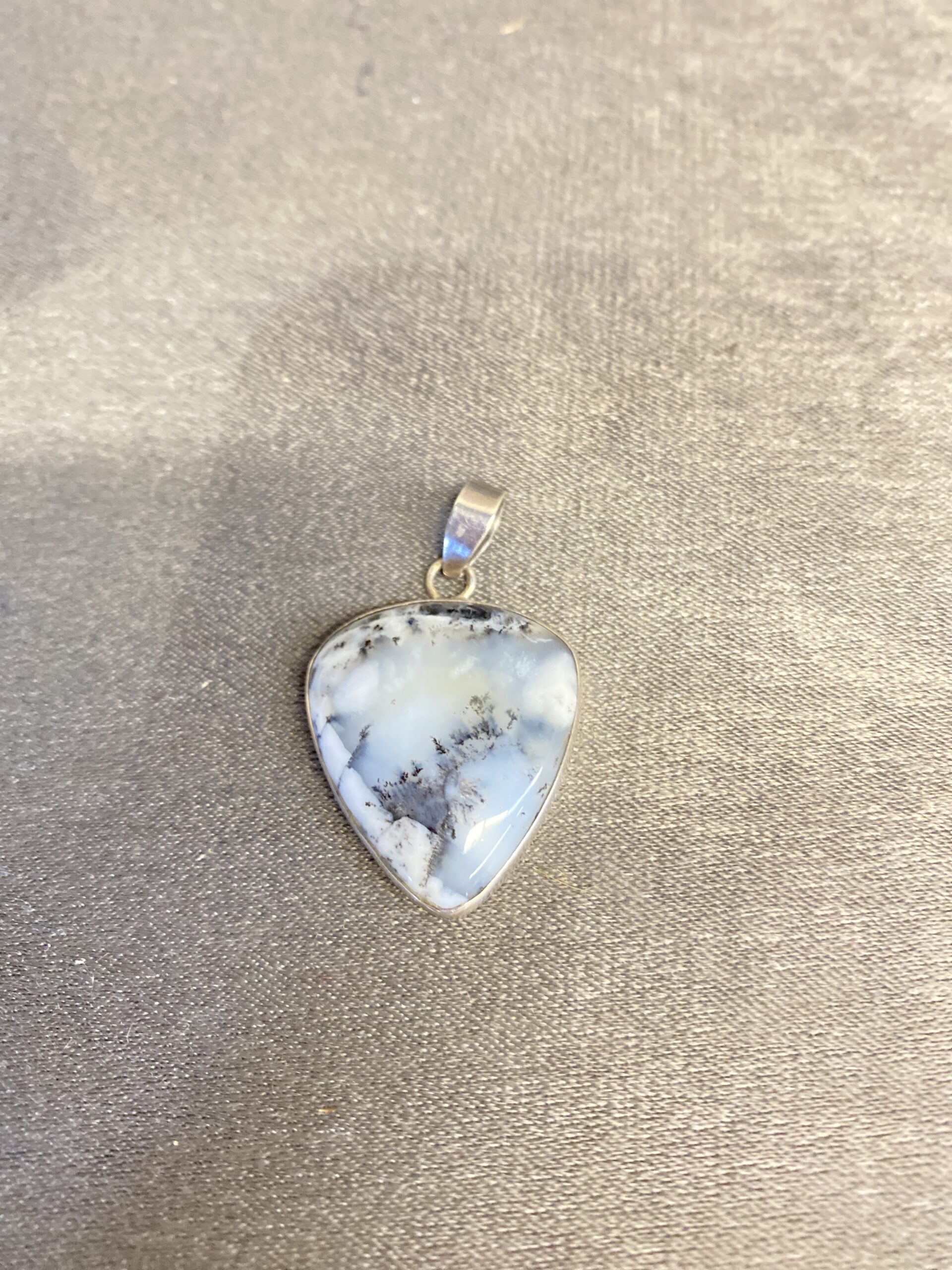 925 Silver Pendant – Dendritic Agate
