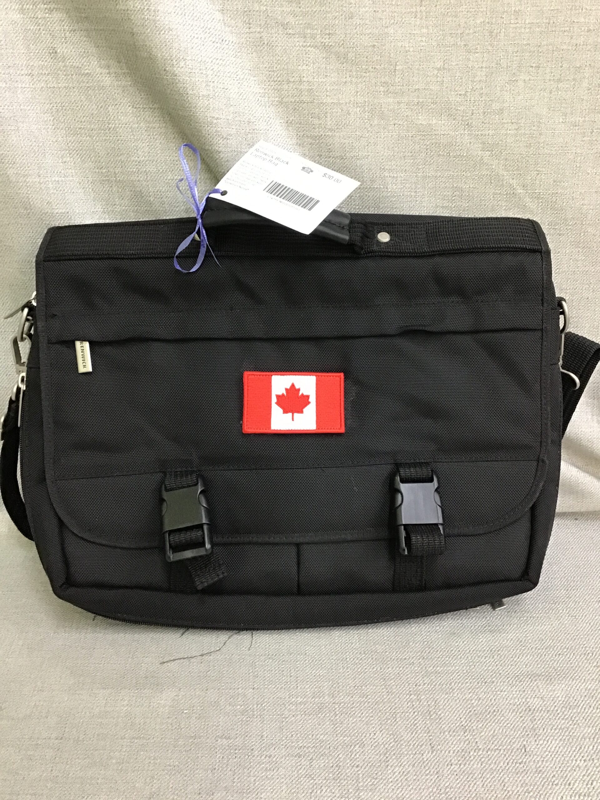 Renwick Black Laptop Bag