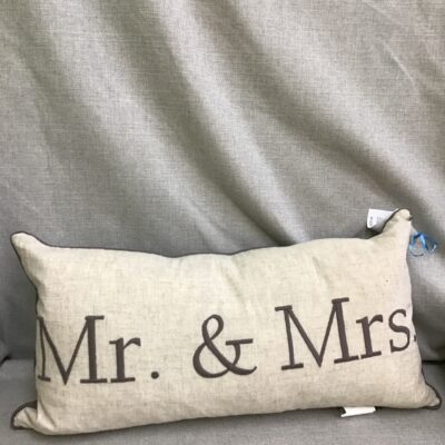 Rodeo Home ‘Mr & Mrs’ Decorative Pillow
