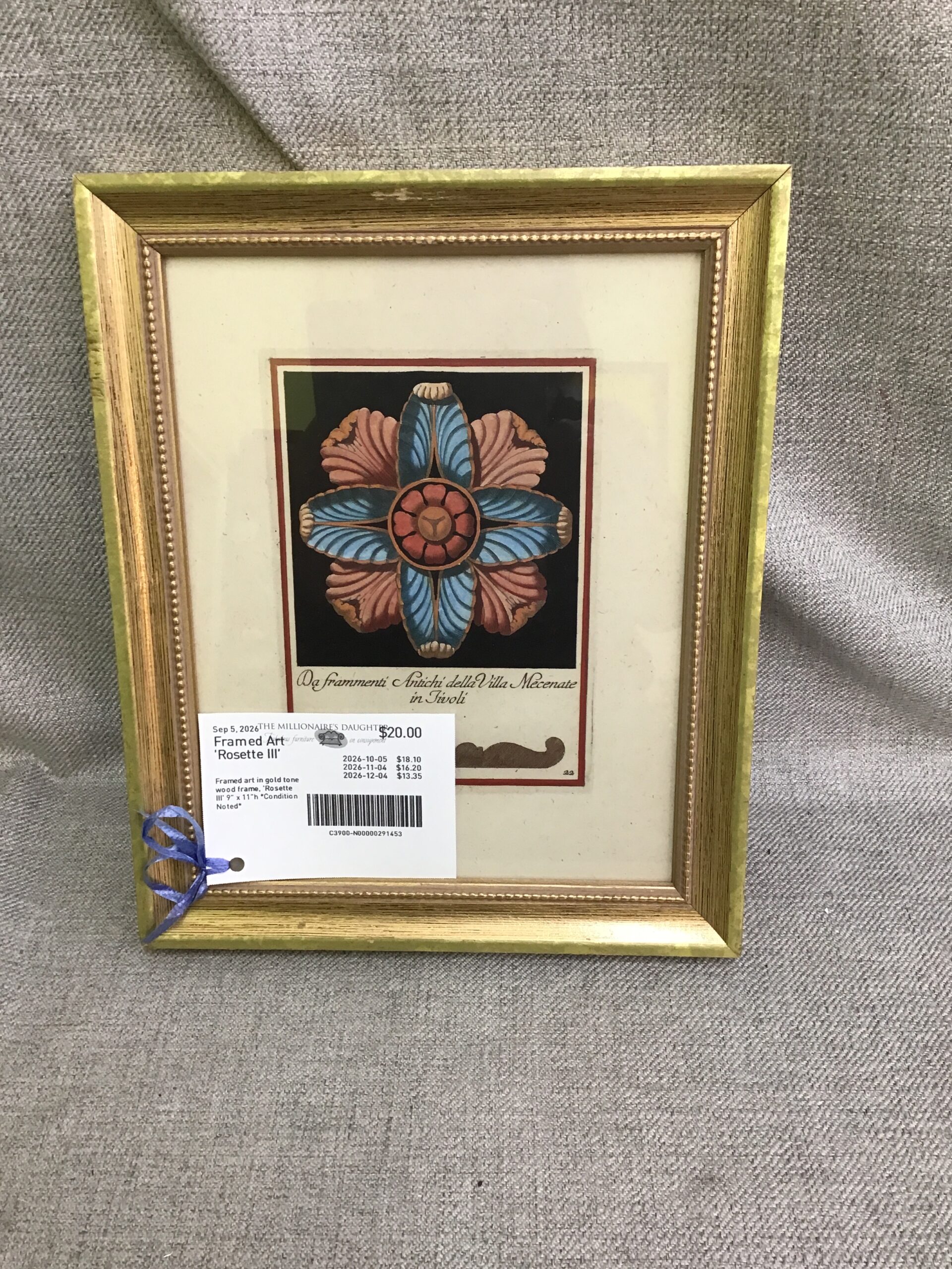 Framed Art ‘Rosette III’