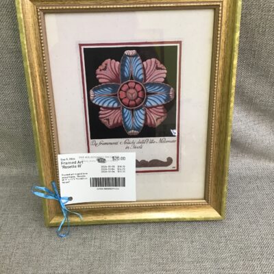 Framed Art ‘Rosette III’