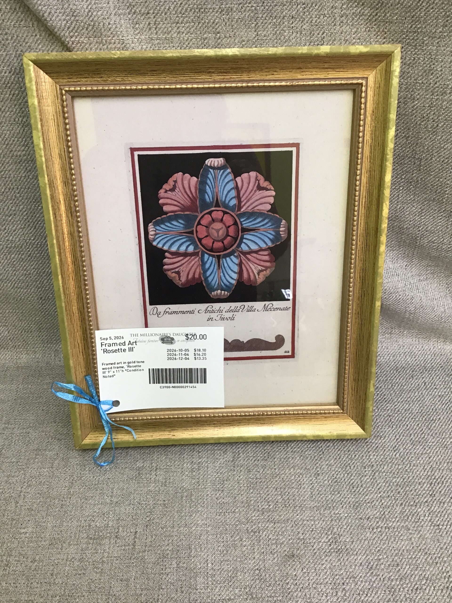 Framed Art ‘Rosette III’