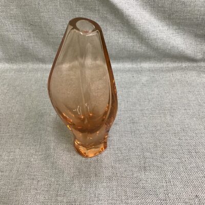 Orange Tone Glass Vase