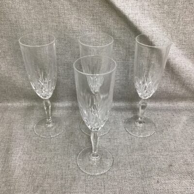 Lucia by Oneida Fluted Champagne Glasses (4)