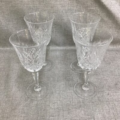 Cristal D’Arques Masquerade Claret Wine Glasses (4)