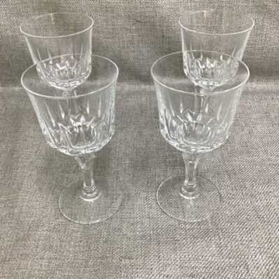 St. Germain Cristal D’Arques Wine Glasses (4)