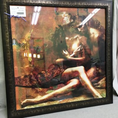 ‘Lovers’ Framed Canvas Art