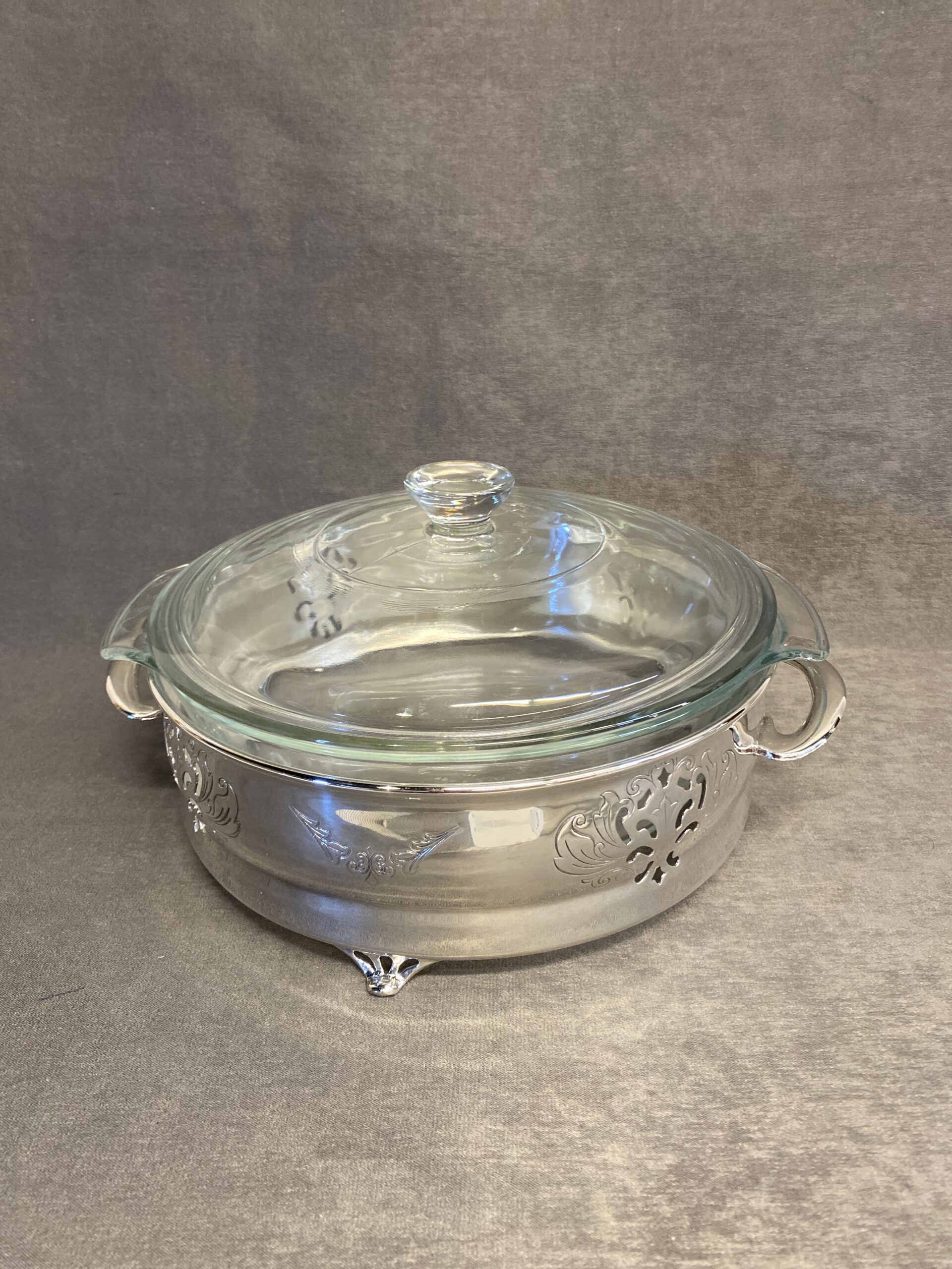 3PC Silverplate Casserole