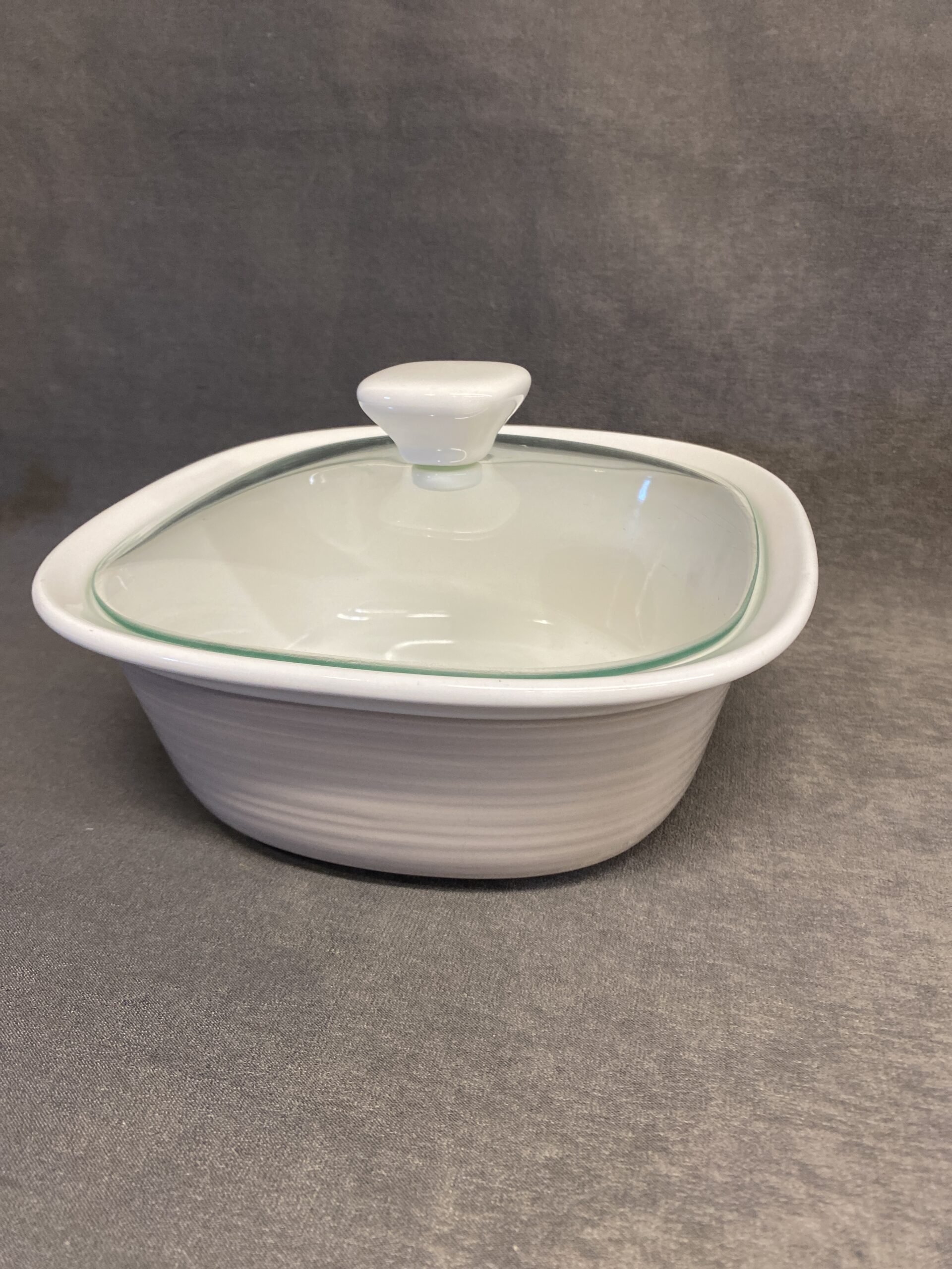 Corningware “Etch” Lidded Casserole