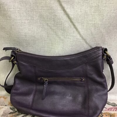 Dark Purple Leather ‘The Sak’ Purse
