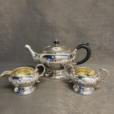3PC Silverplate Tea Service