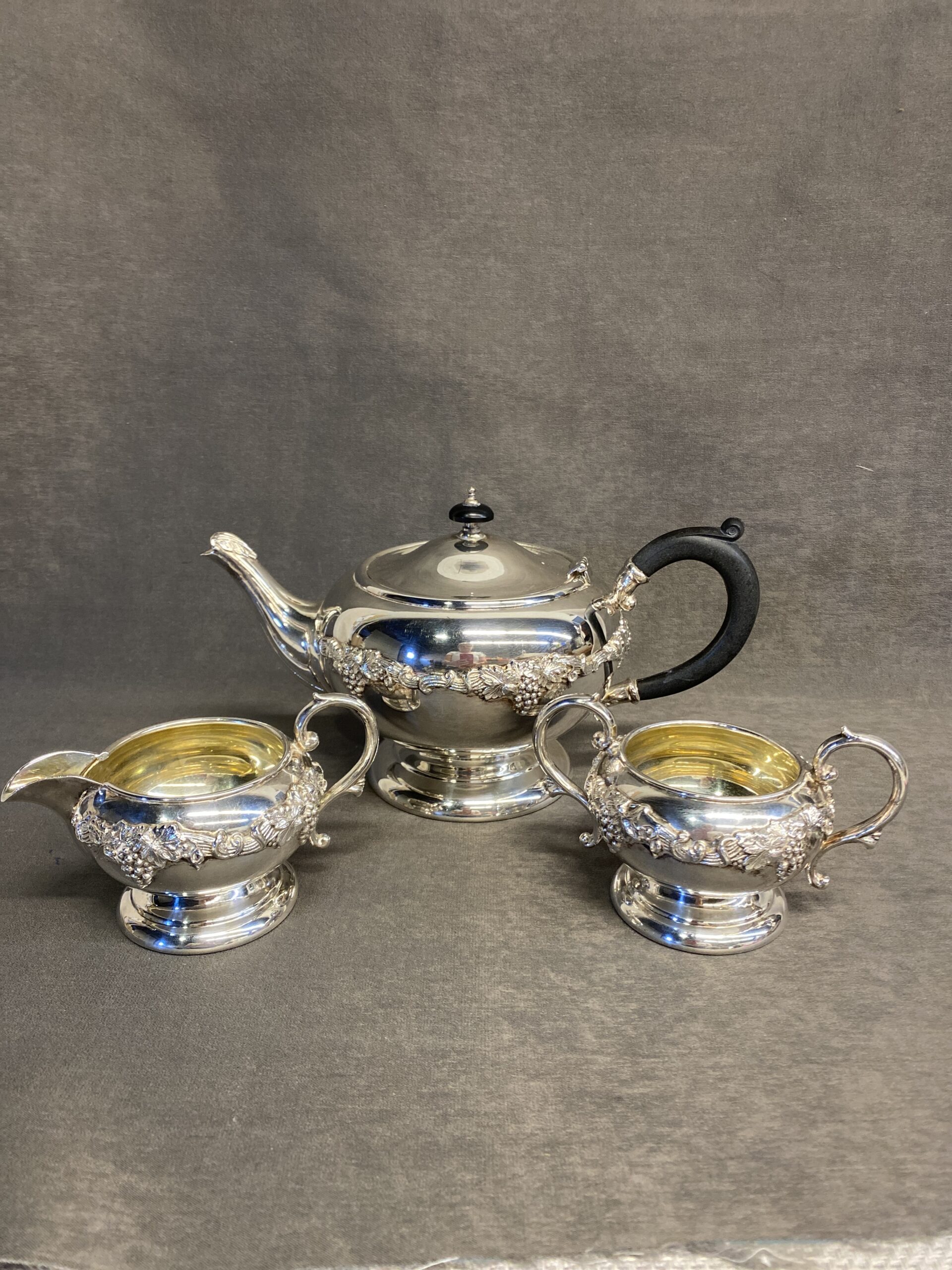 3PC Silverplate Tea Service