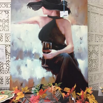 Framelss Print – Woman In Hat