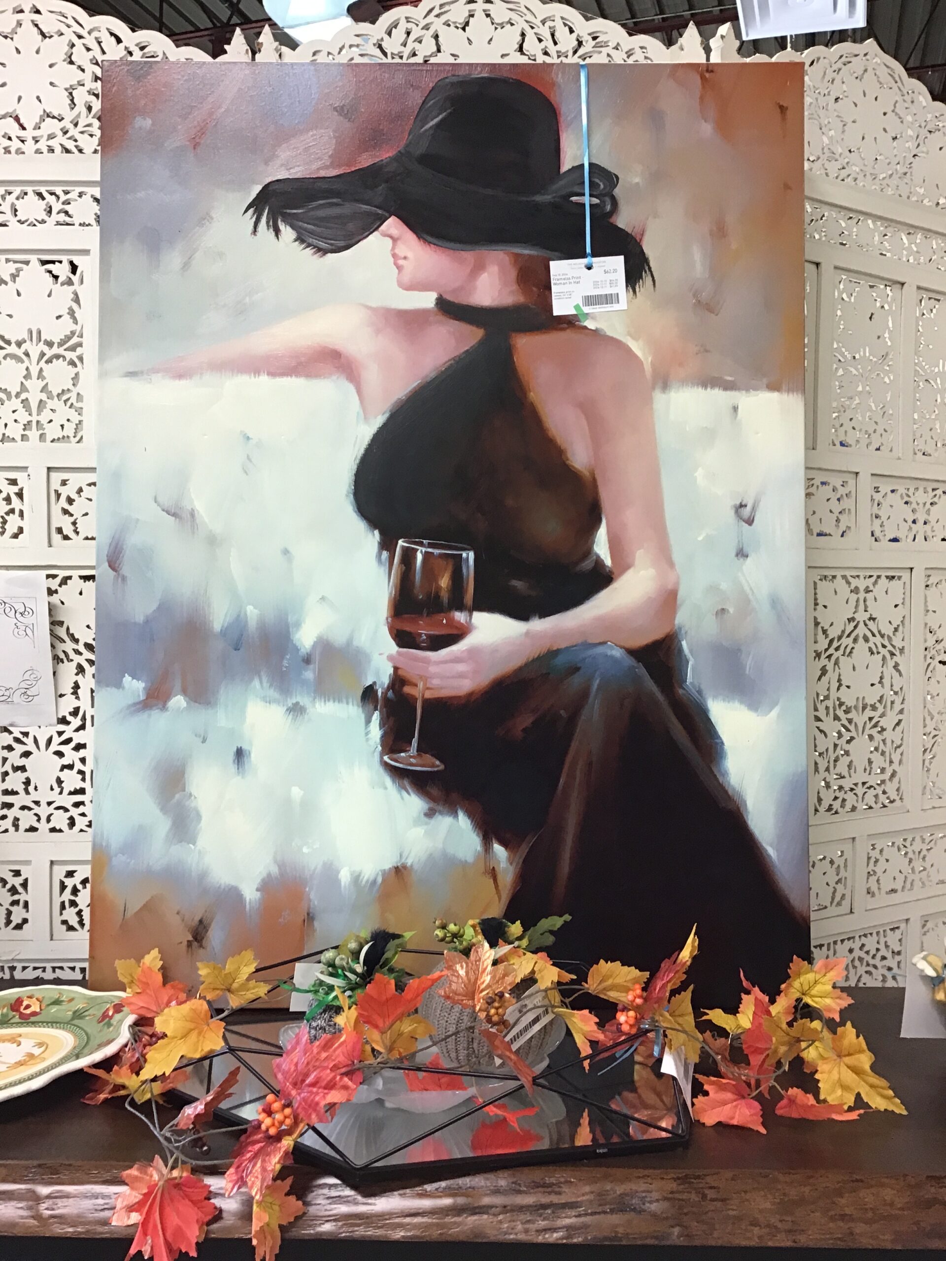 Framelss Print – Woman In Hat