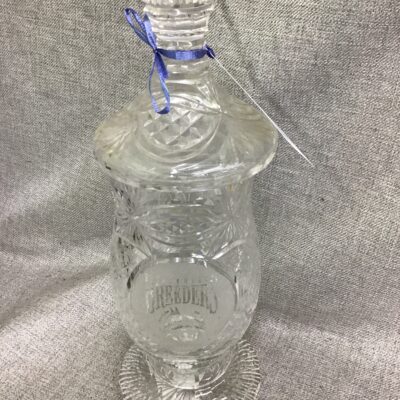 Crystal Vase w Lid