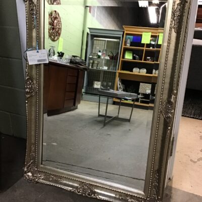 Framed Beveled Mirror