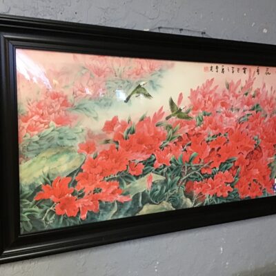 Framed Print ‘Flowers & Birds’ by LiGuang
