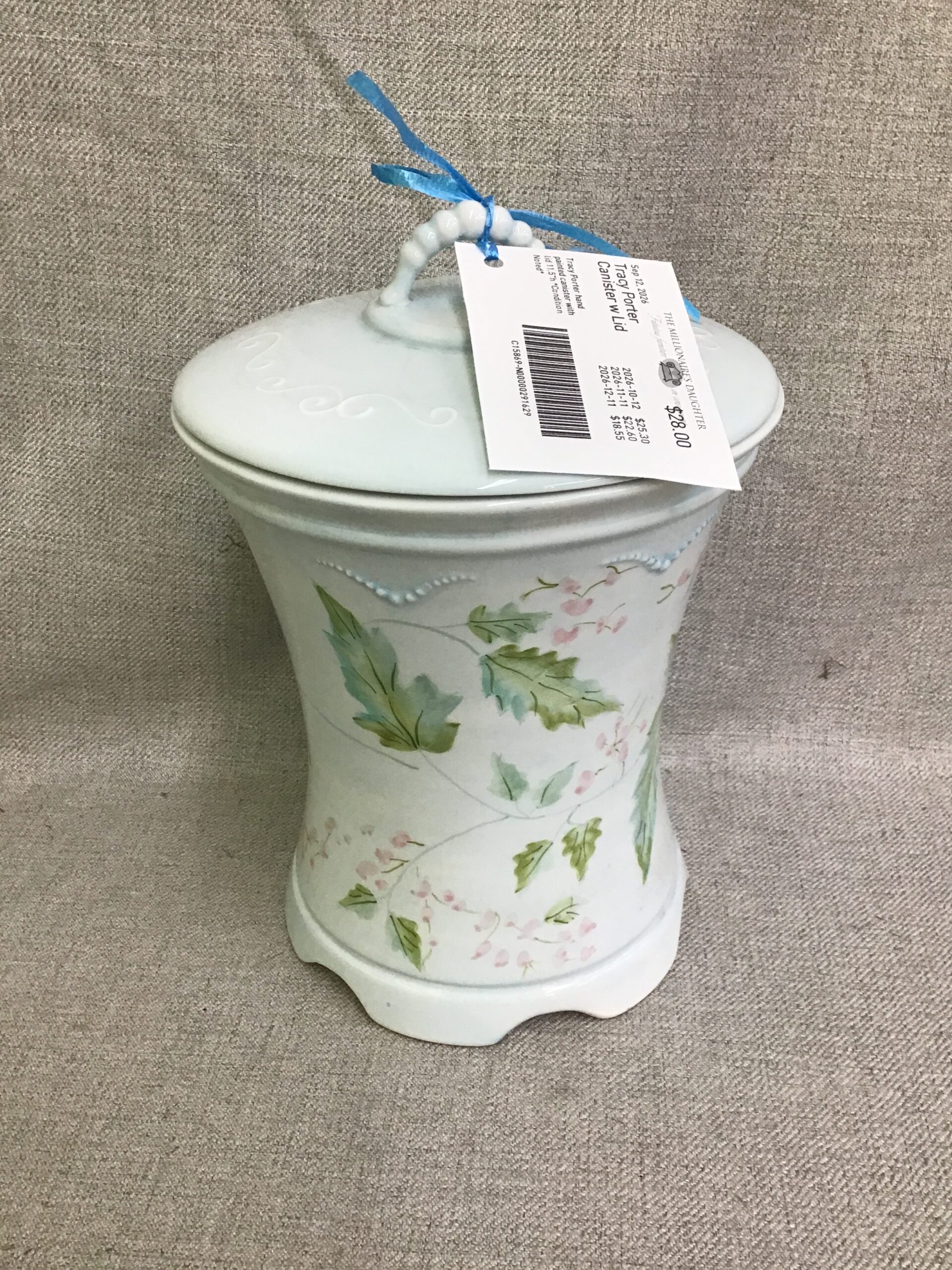 Tracy Porter Canister w Lid