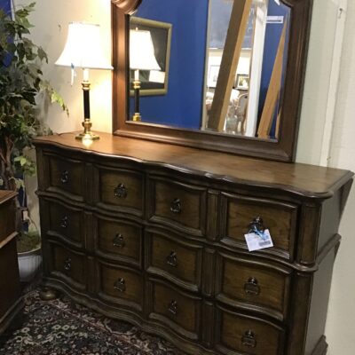 Dresser w/Beveled Mirror