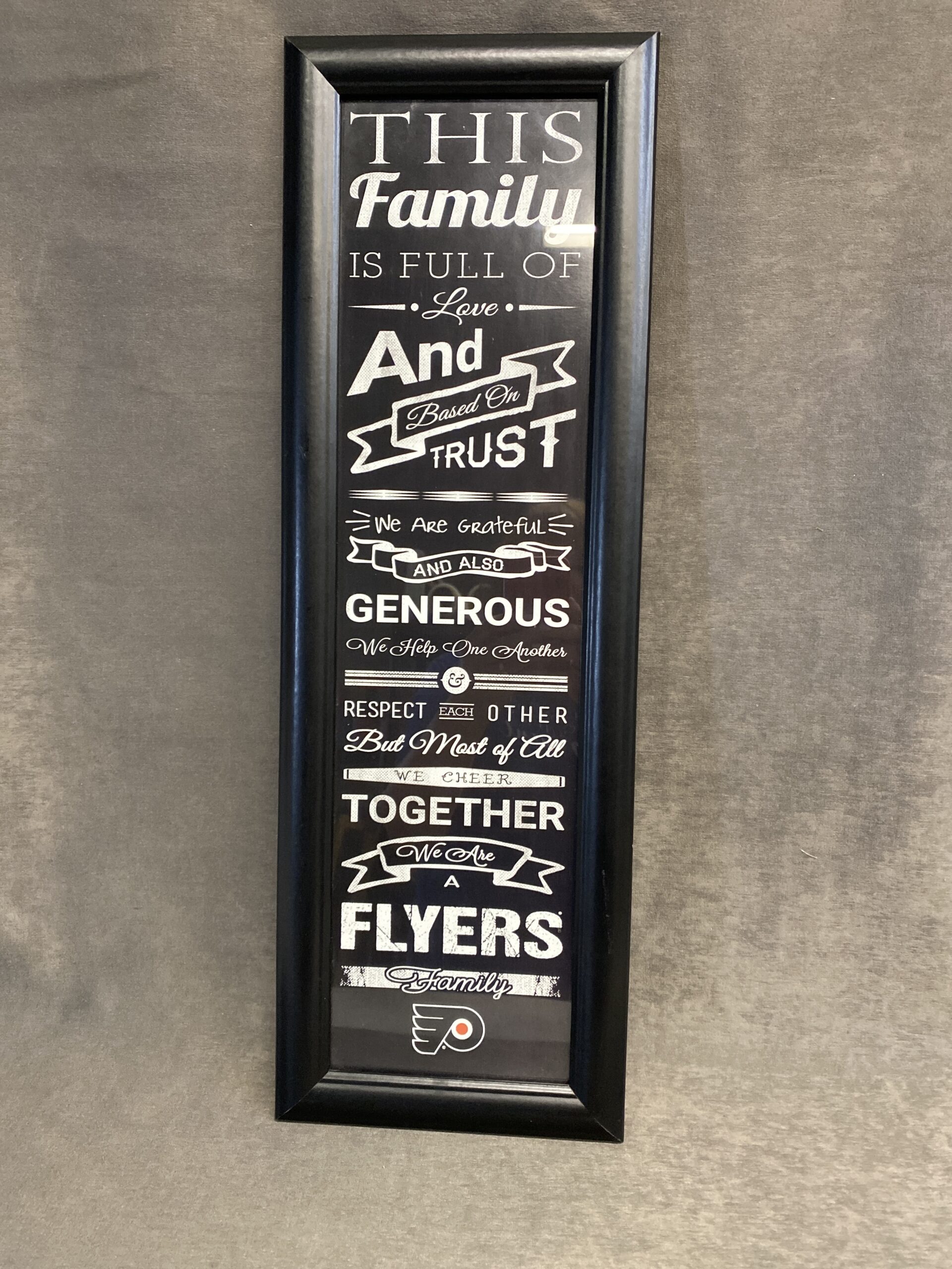 “Flyers” Family Wall Sign