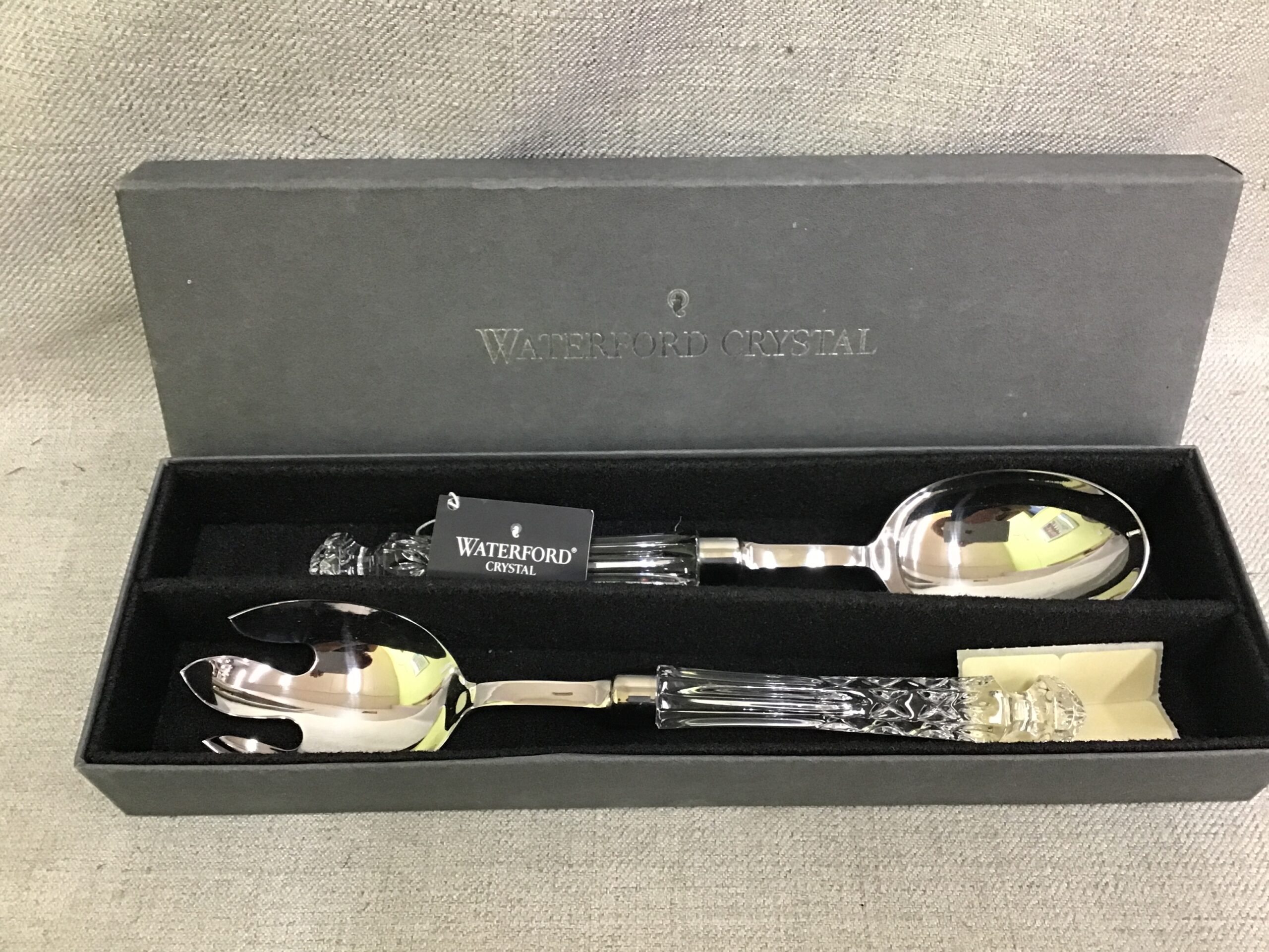 Waterford Crystal ‘Lismore’ Salad Serving Set