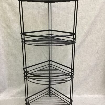 Four Tier Black Metal Stand