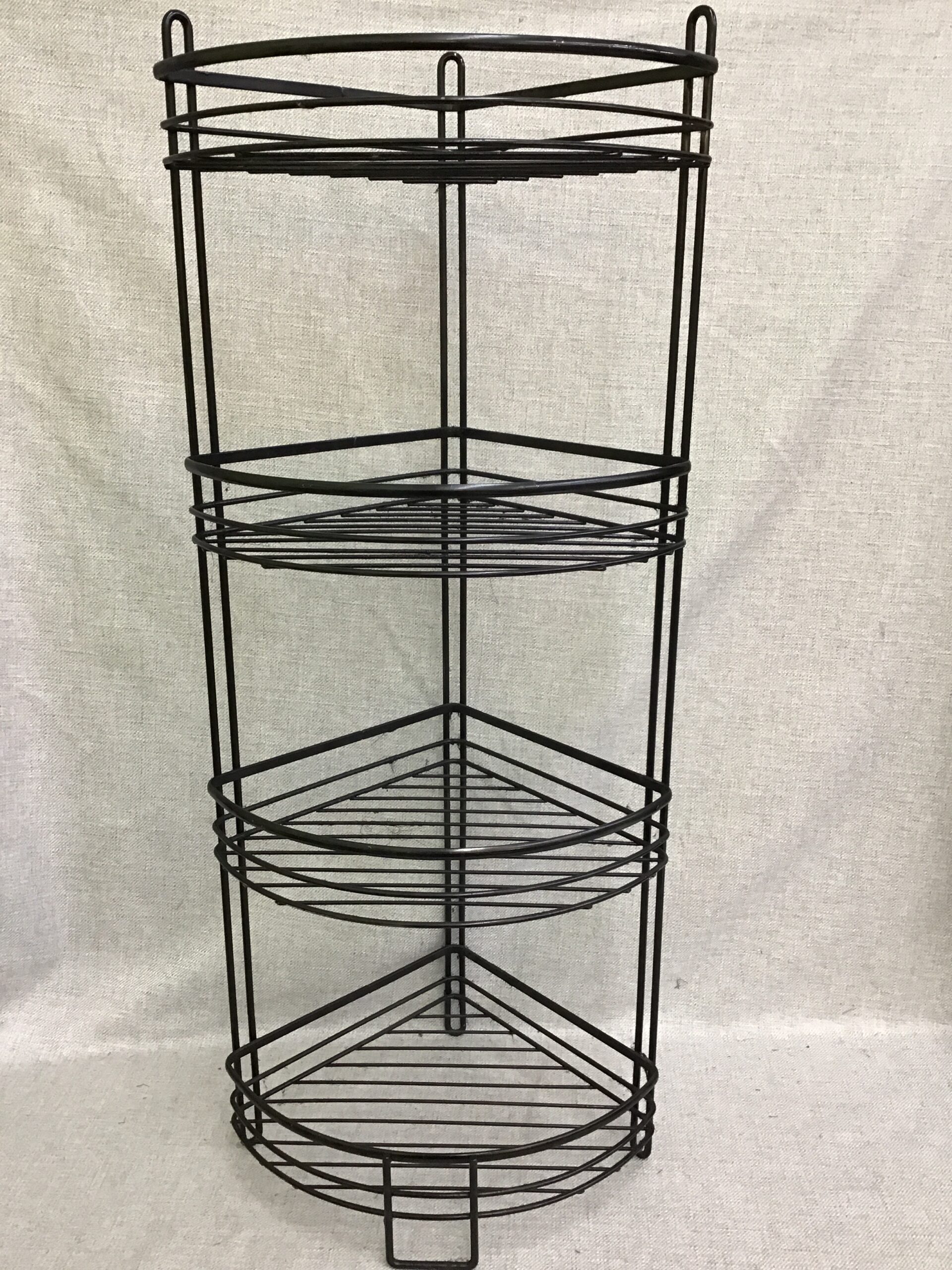Four Tier Black Metal Stand