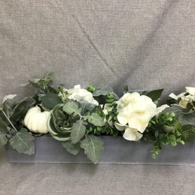White Pumpkin Centerpiece