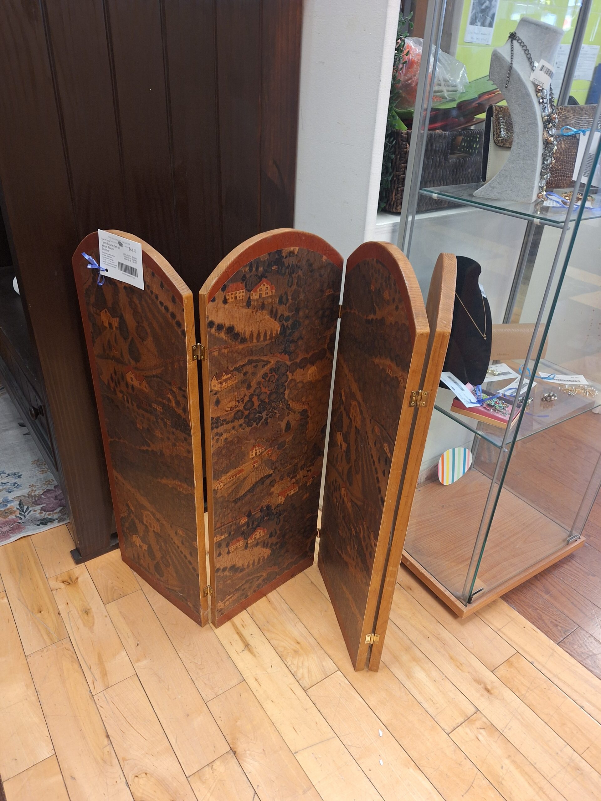 Farmhouse Small Wood Room Divider