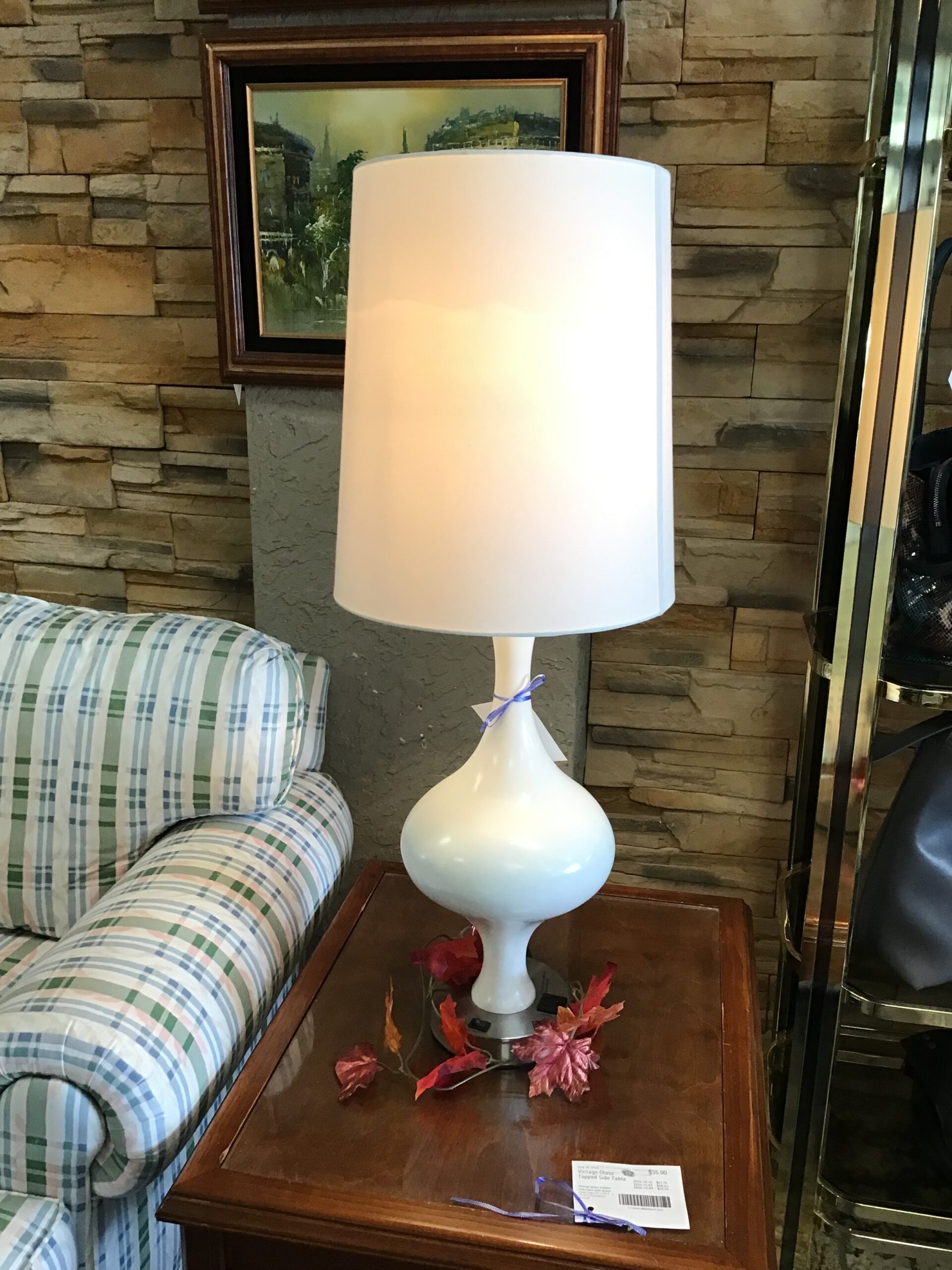Large Modern Lamp- 33.75″h
