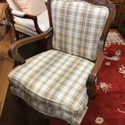 Upholstered Bergere Chair