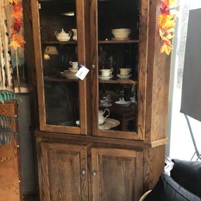 Mennonite Solid Oak Hutch