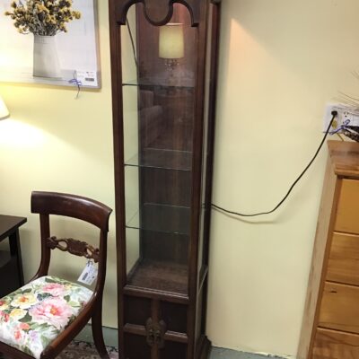 Dark Wood Curio Cabinet