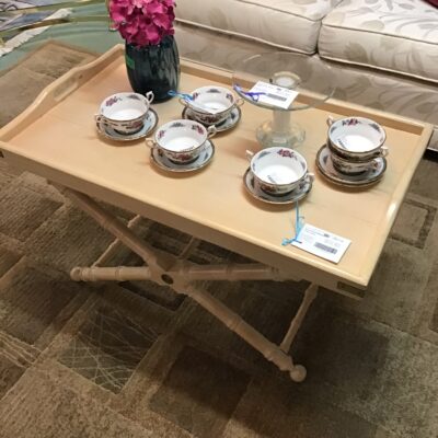 Adjustable Wooden Tray Table