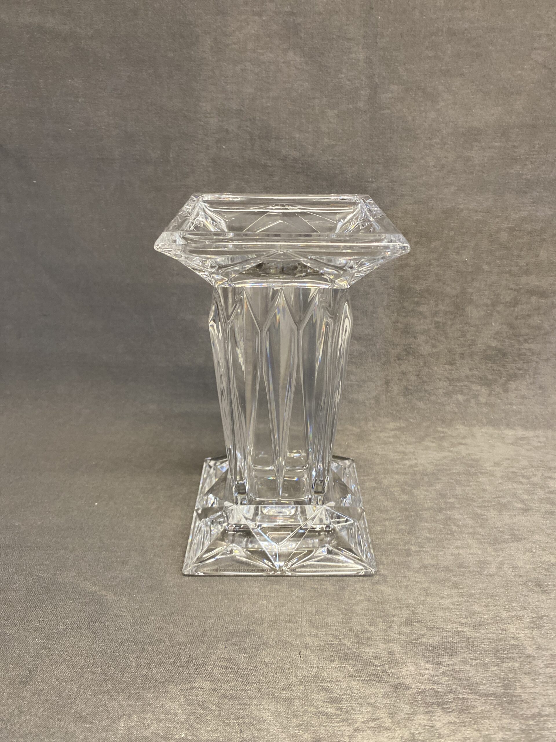 Partylite Quad Prism Crystal Candleholder / Vase