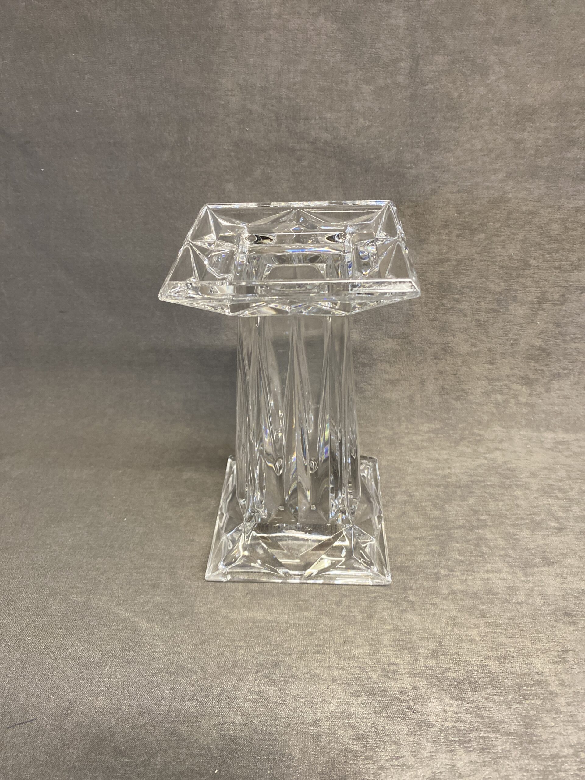 Partylite Quad Prism Crystal Candleholder / Vase