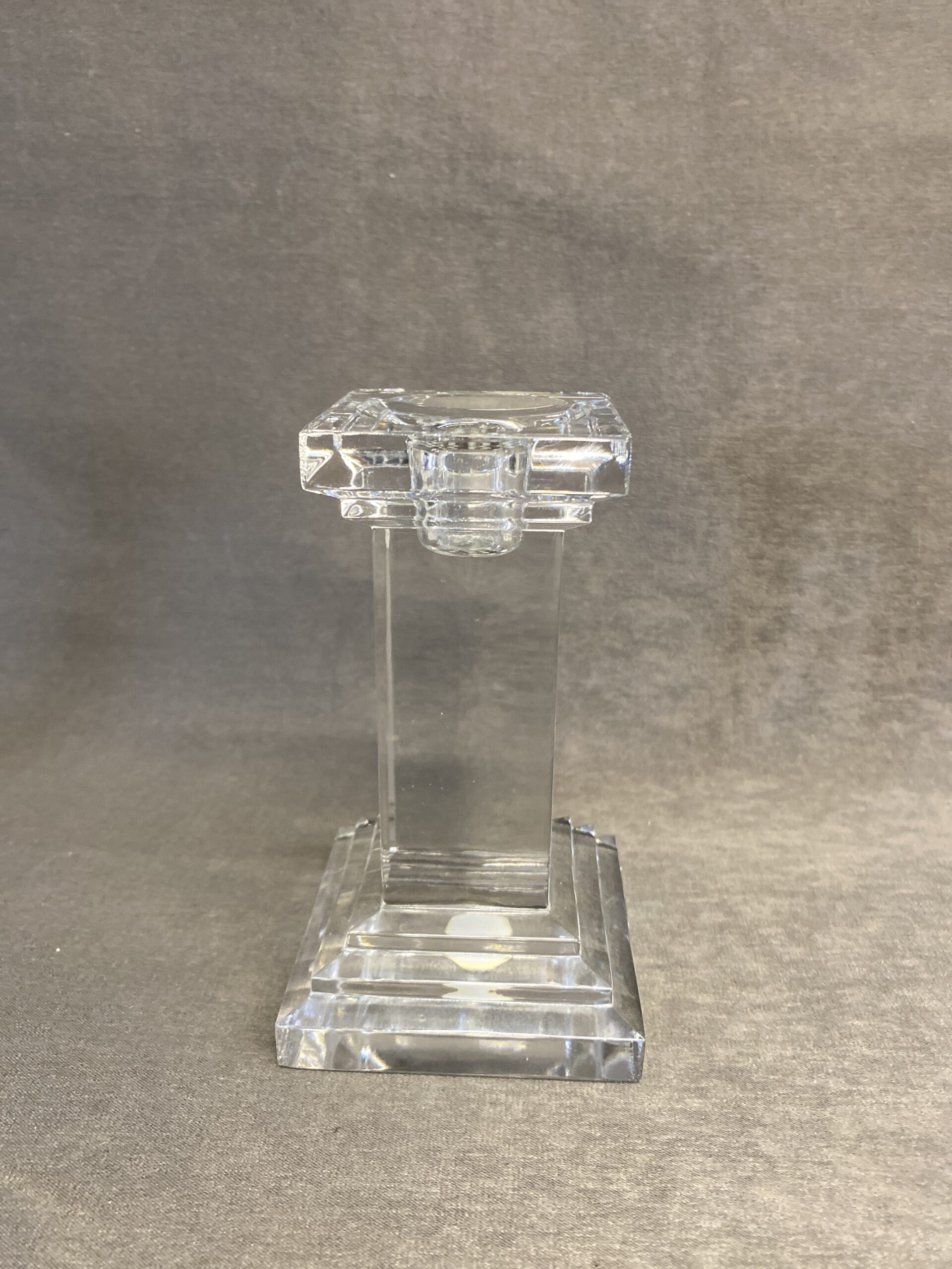 Czech Crystal Candleholder – Square