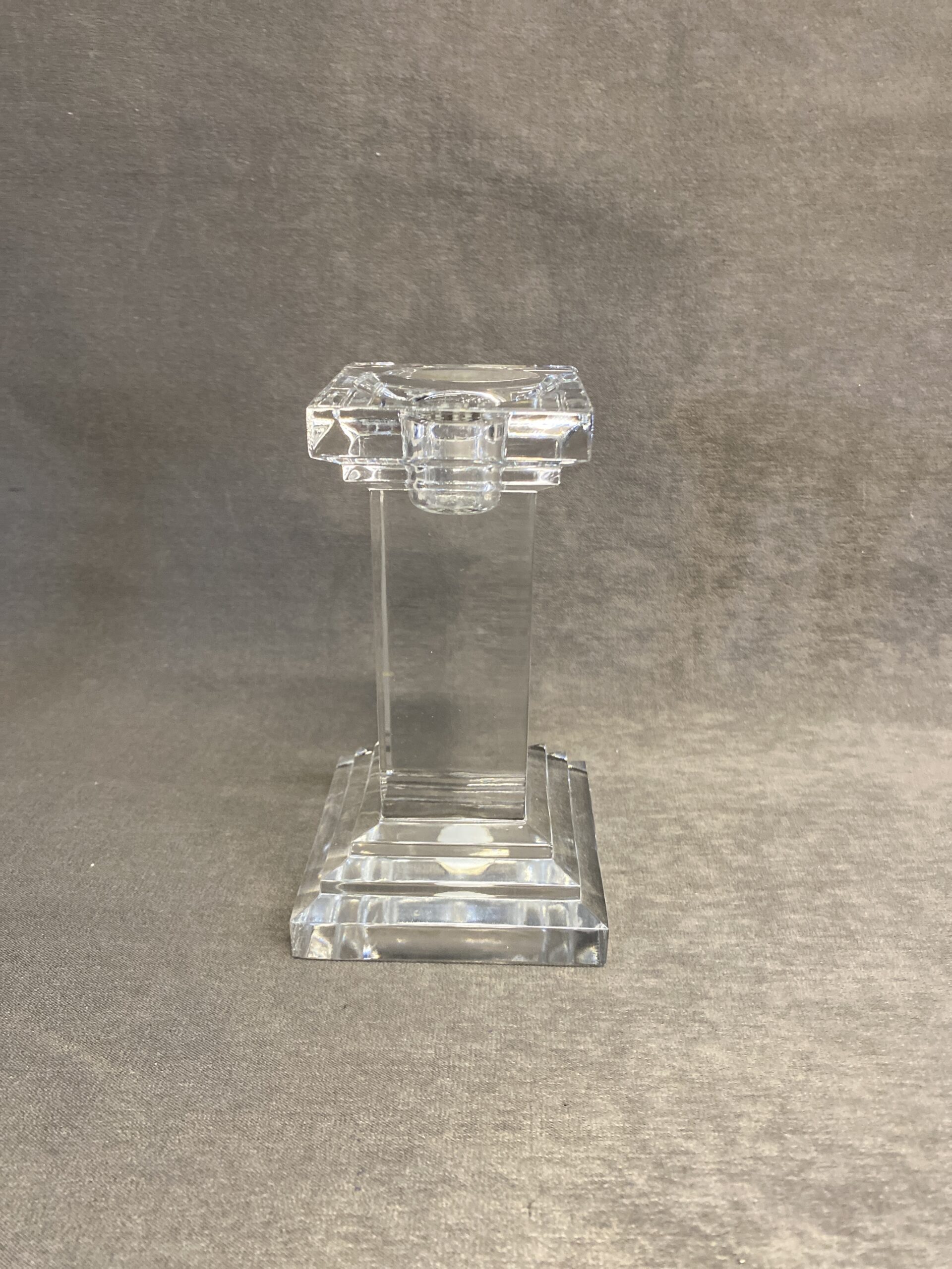 Czech Crystal Candleholder – Square